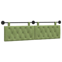 Hangend Hoofdeinde Lichtgroen 190 x 55 x 7 cm Fluweel