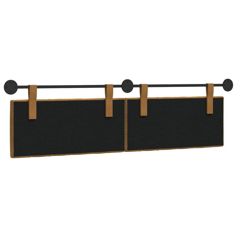 Hangend Hoofdeinde Wandgemonteerd Bruin 190 x 55 x 7 cm Fluweel