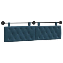 Hangend Hoofdeinde Wandgemonteerd Blauw 190 x 55 x 7 cm Fluweel