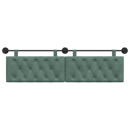Hangend Hoofdeinde Zeegroen 190 x 55 x 7 cm Fluweel