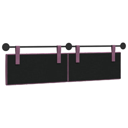 Hangend Hoofdeinde Wandgemonteerd Paars 190 x 55 x 7 cm Fluweel