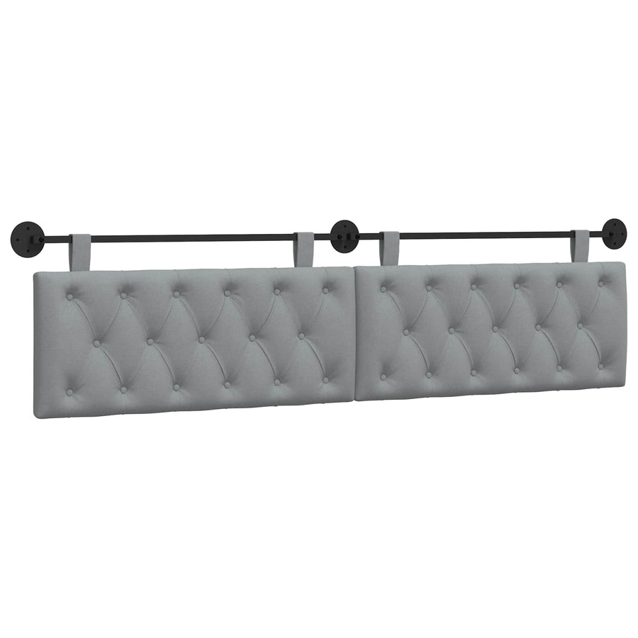 Hangend Hoofdeinde Lichtgrijs 210 x 55 x 7 cm Stof