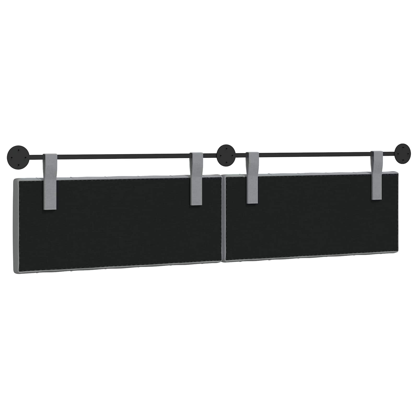 Hangend Hoofdeinde Lichtgrijs 210 x 55 x 7 cm Stof