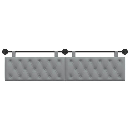 Hangend Hoofdeinde Lichtgrijs 210 x 55 x 7 cm Stof