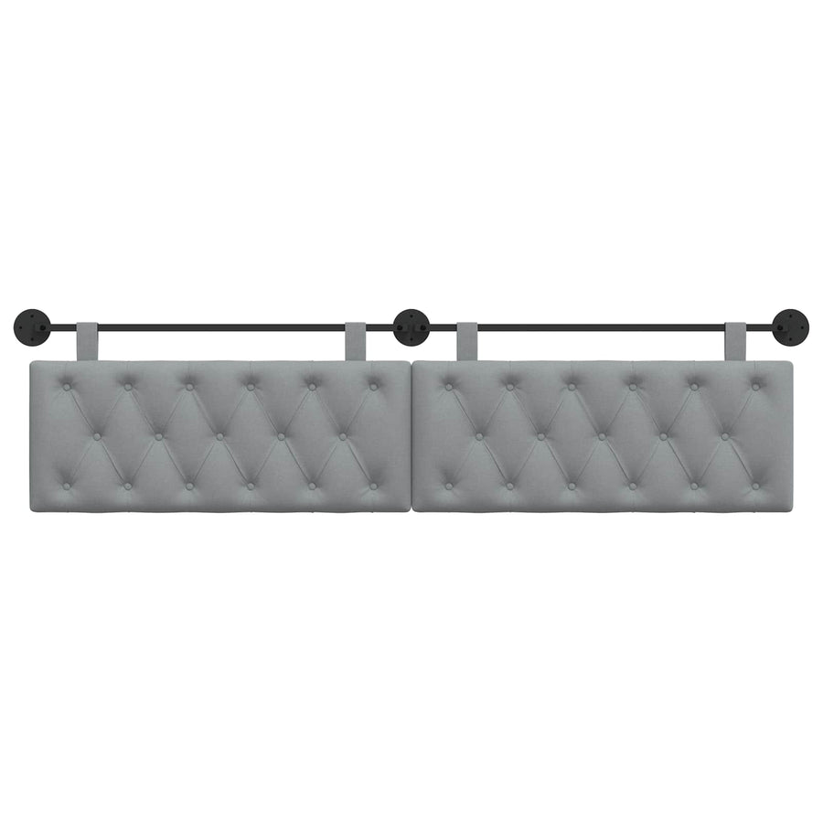 Hangend Hoofdeinde Lichtgrijs 210 x 55 x 7 cm Stof