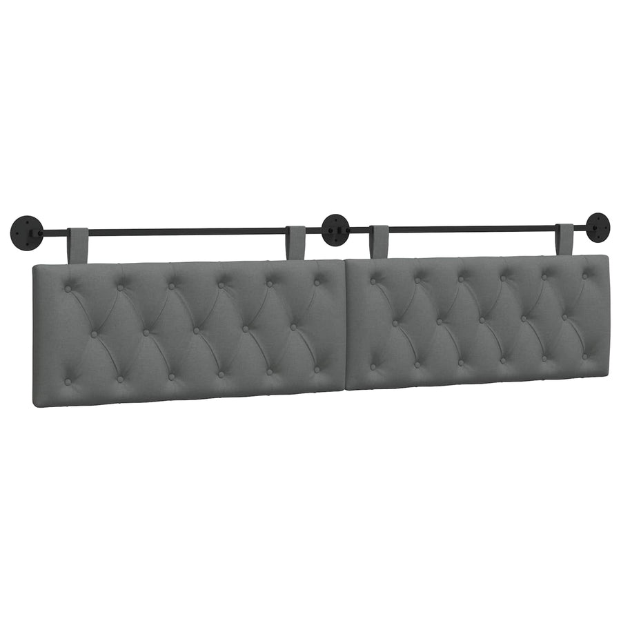 Hangend Hoofdeinde Donkergrijs 210 x 55 x 7 cm Stof