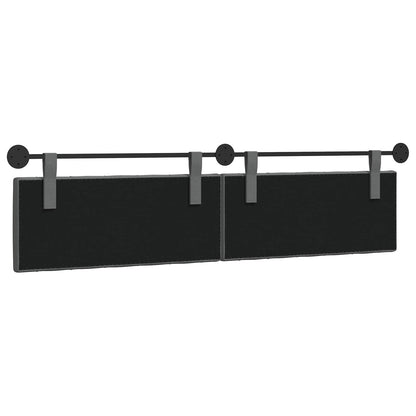 Hangend Hoofdeinde Donkergrijs 210 x 55 x 7 cm Stof