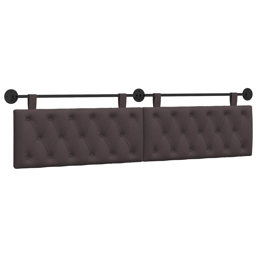 Hangend Hoofdeinde Donkerbruin 210 x 55 x 7 cm Stof