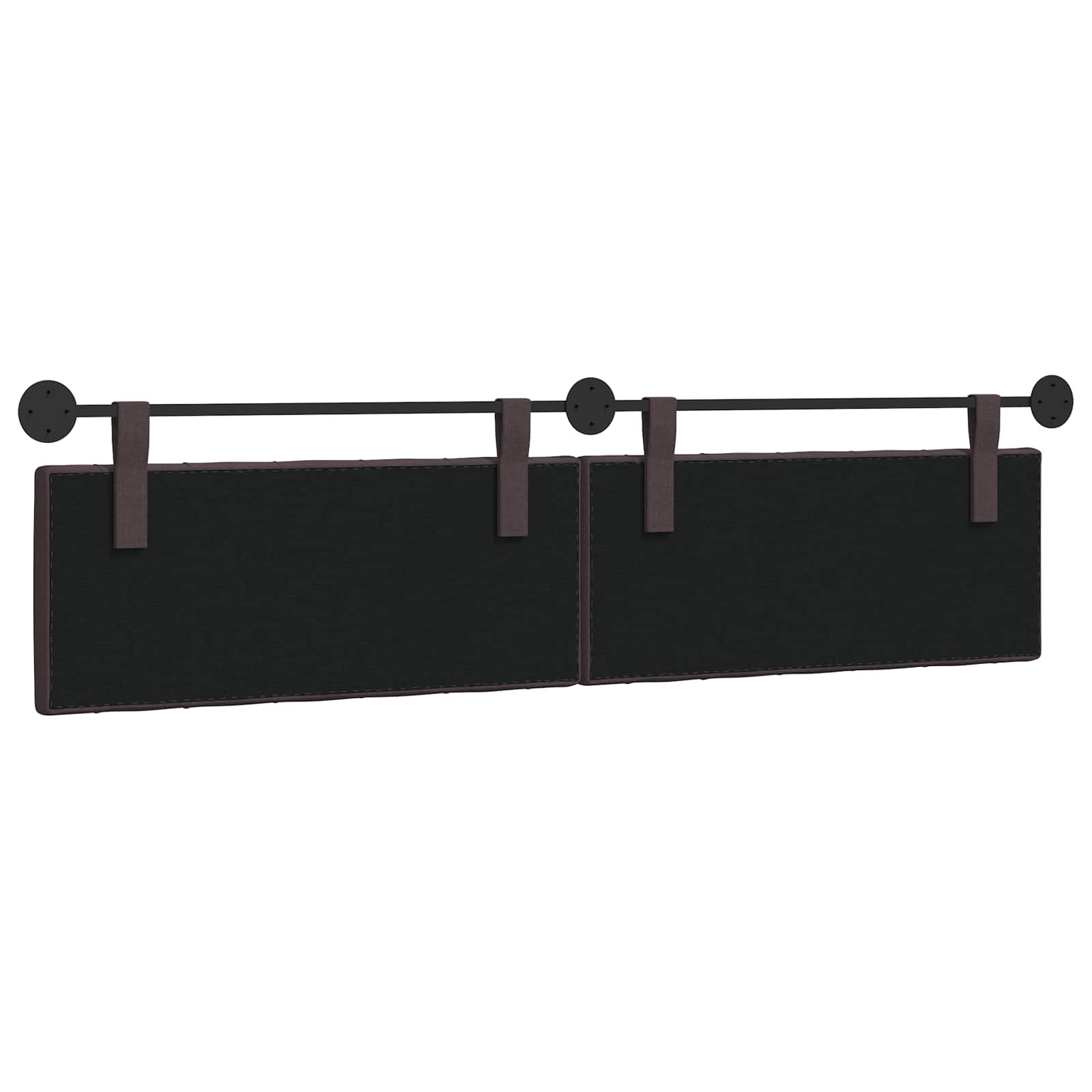 Hangend Hoofdeinde Donkerbruin 210 x 55 x 7 cm Stof
