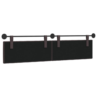 Hangend Hoofdeinde Donkerbruin 210 x 55 x 7 cm Stof