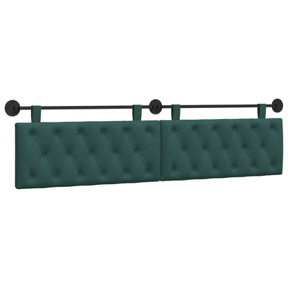 Hangend Hoofdeinde Donkergroen 210 x 55 x 7 cm Stof