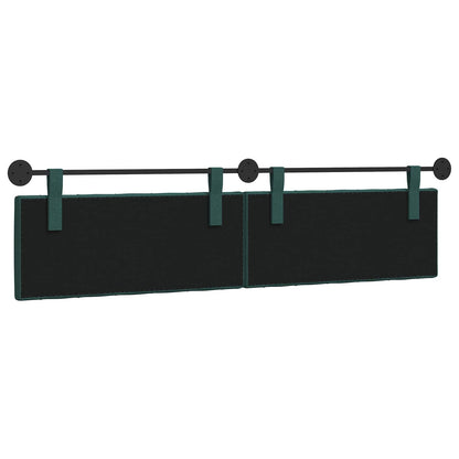 Hangend Hoofdeinde Donkergroen 210 x 55 x 7 cm Stof