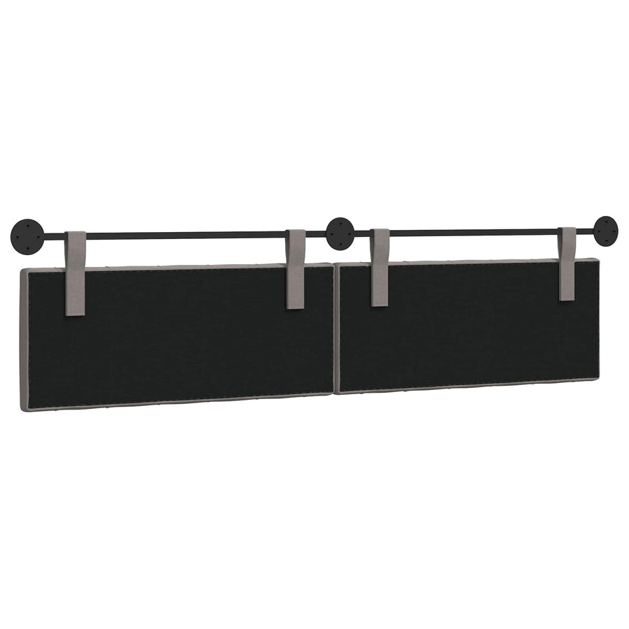 Hangend Hoofdeinde Wandgemonteerd Taupe 210 x 55 x 7 cm Stof