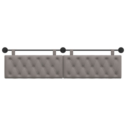 Hangend Hoofdeinde Wandgemonteerd Taupe 210 x 55 x 7 cm Stof