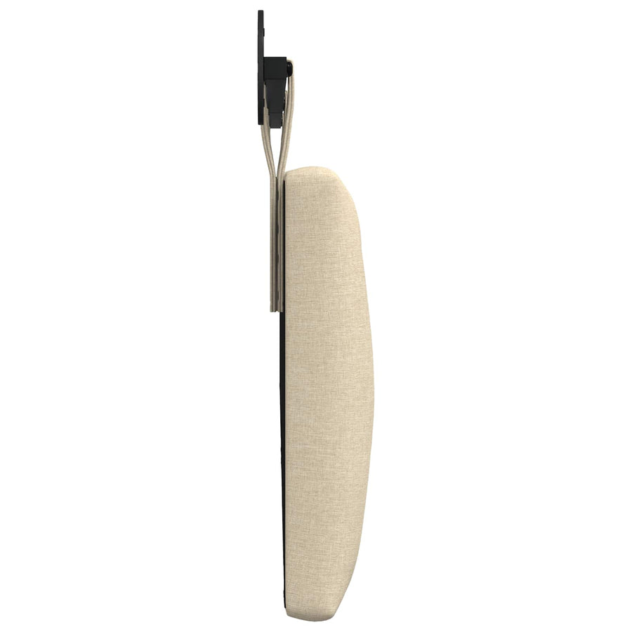 Hangend Hoofdeinde Wandgemonteerd Crème 210 x 55 x 7 cm Stof