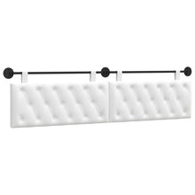 Hangend Hoofdeinde Wandgemonteerd Wit 210 x 55 x 7 cm Stof