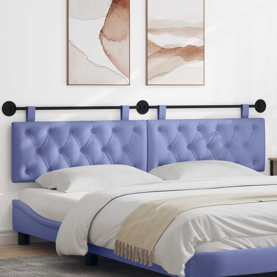 Hangend Hoofdeinde Jeans Blauw 210 x 55 x 7 cm Stof