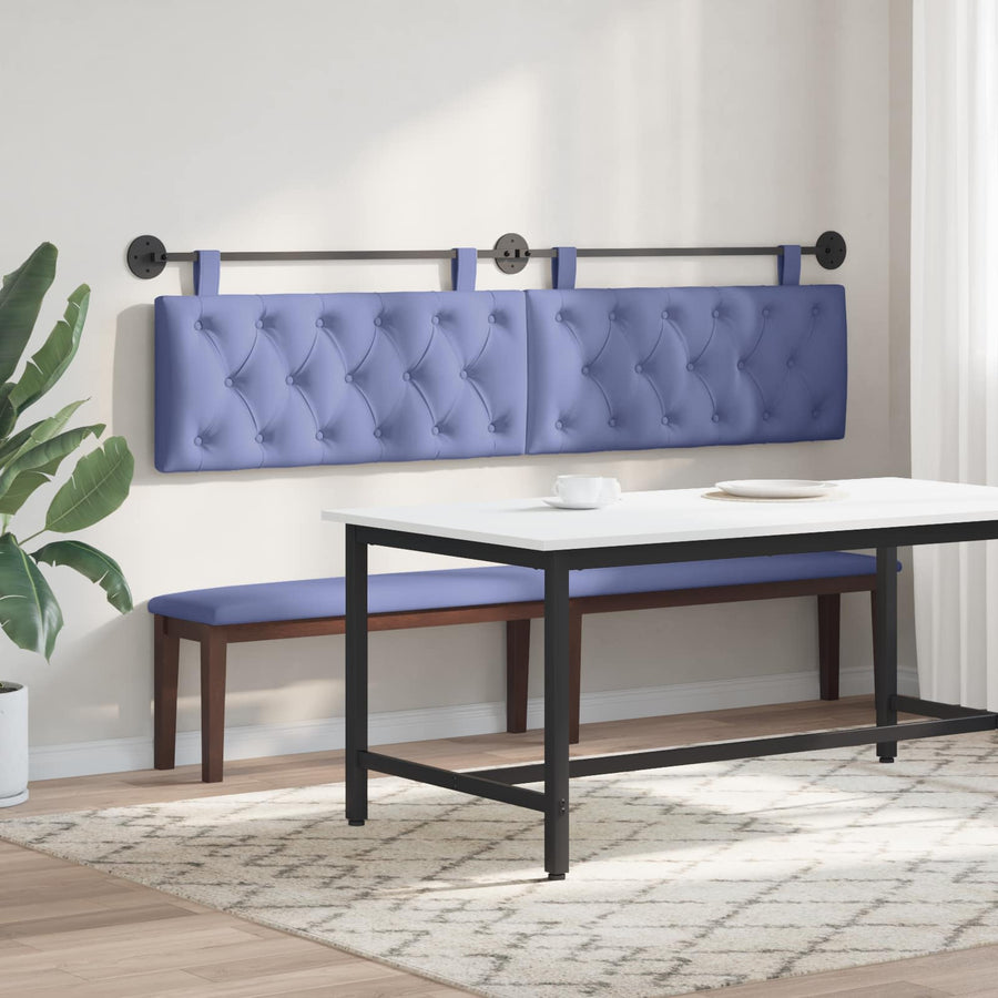 Hangend Hoofdeinde Jeans Blauw 210 x 55 x 7 cm Stof