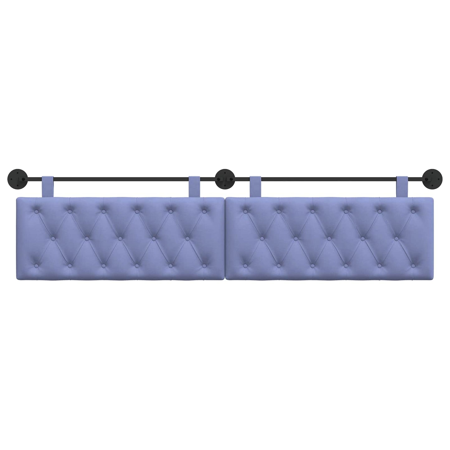 Hangend Hoofdeinde Jeans Blauw 210 x 55 x 7 cm Stof