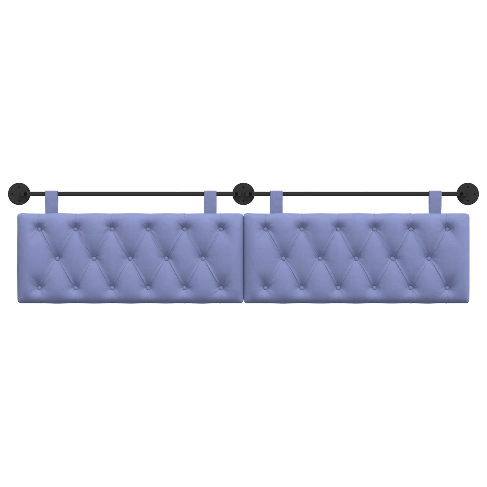 Hangend Hoofdeinde Jeans Blauw 210 x 55 x 7 cm Stof