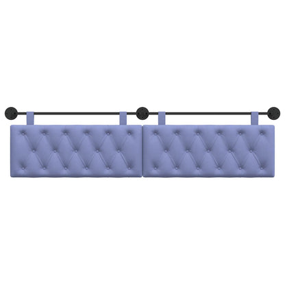 Hangend Hoofdeinde Jeans Blauw 210 x 55 x 7 cm Stof