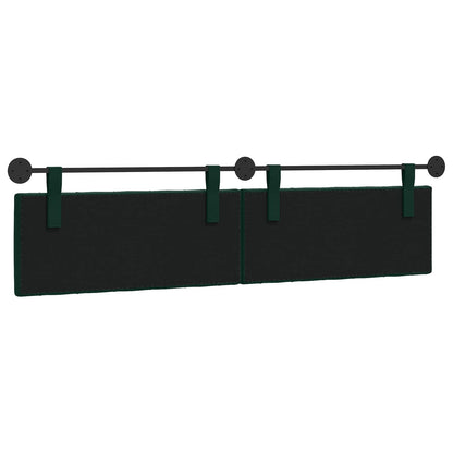 Hangend Hoofdeinde Donkergroen 210 x 55 x 7 cm Fluweel