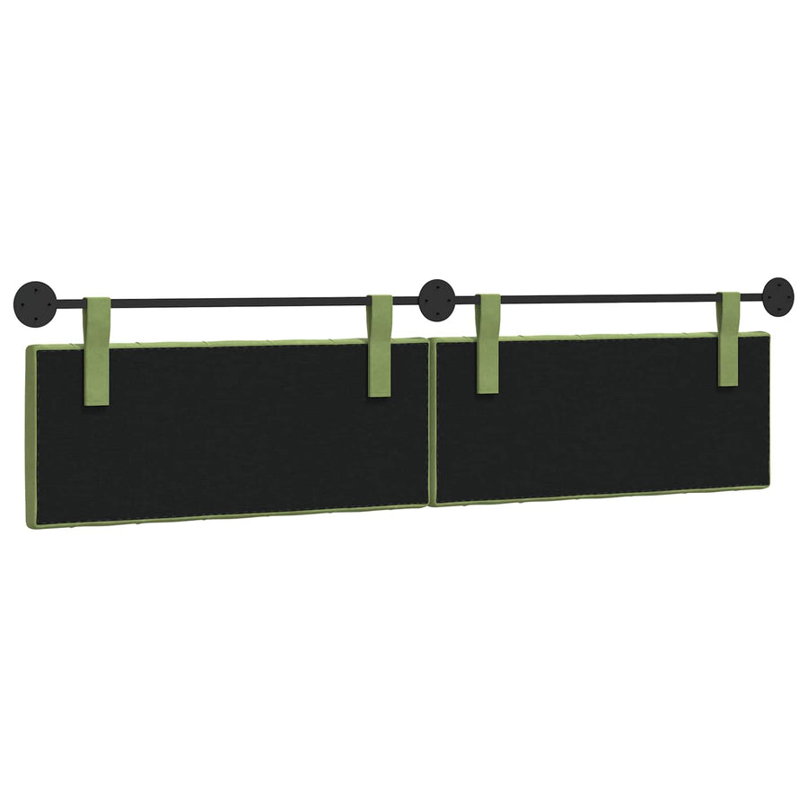 Hangend Hoofdeinde Lichtgroen 210 x 55 x 7 cm Fluweel