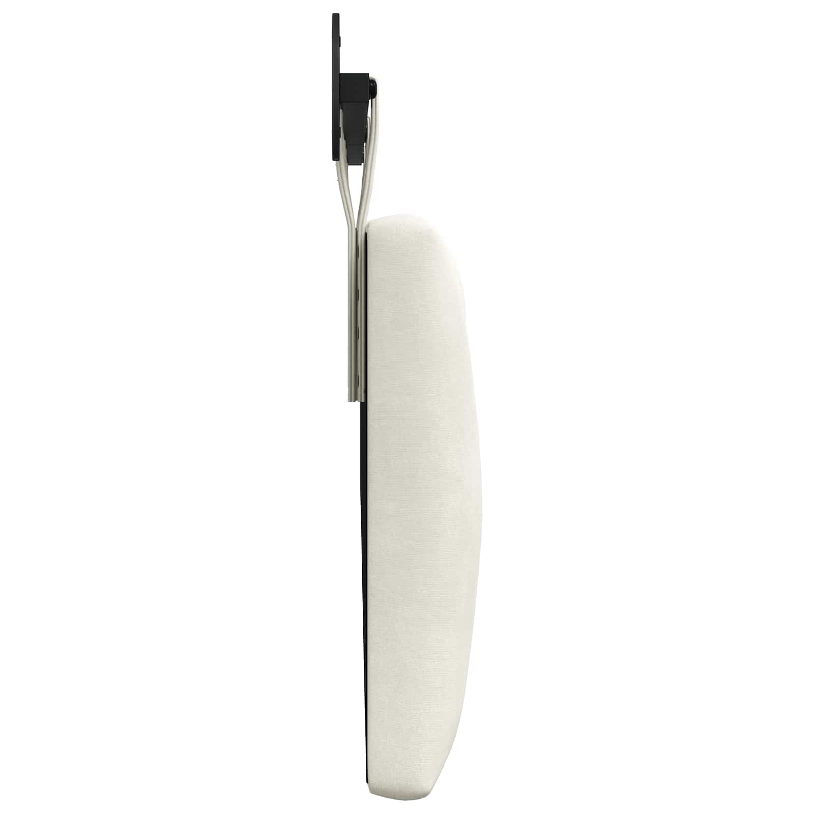 Hangend Hoofdeinde Wandgemonteerd Crème 210 x 55 x 7 cm Fluweel