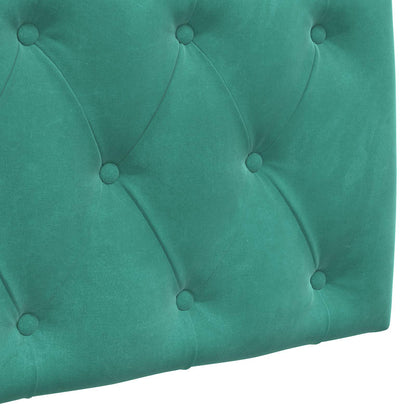 Hangend Hoofdeinde Turquoise 210 x 55 x 7 cm Fluweel