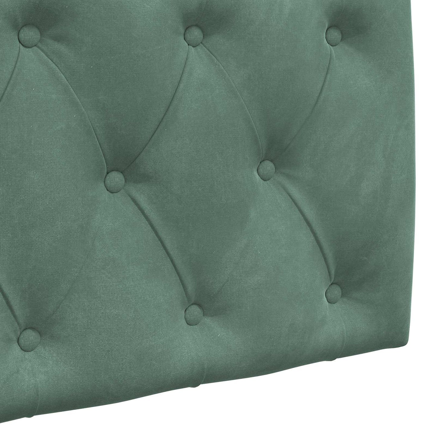 Hangend Hoofdeinde Zeegroen 210 x 55 x 7 cm Fluweel