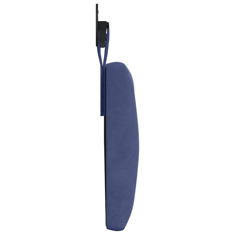 Hangend Hoofdeinde Politieblauw 210 x 55 x 7 cm Fluweel