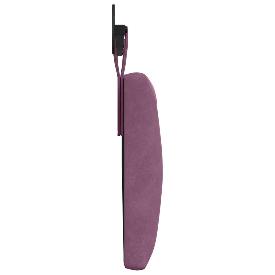 Hangend Hoofdeinde Wandgemonteerd Paars 210 x 55 x 7 cm Fluweel