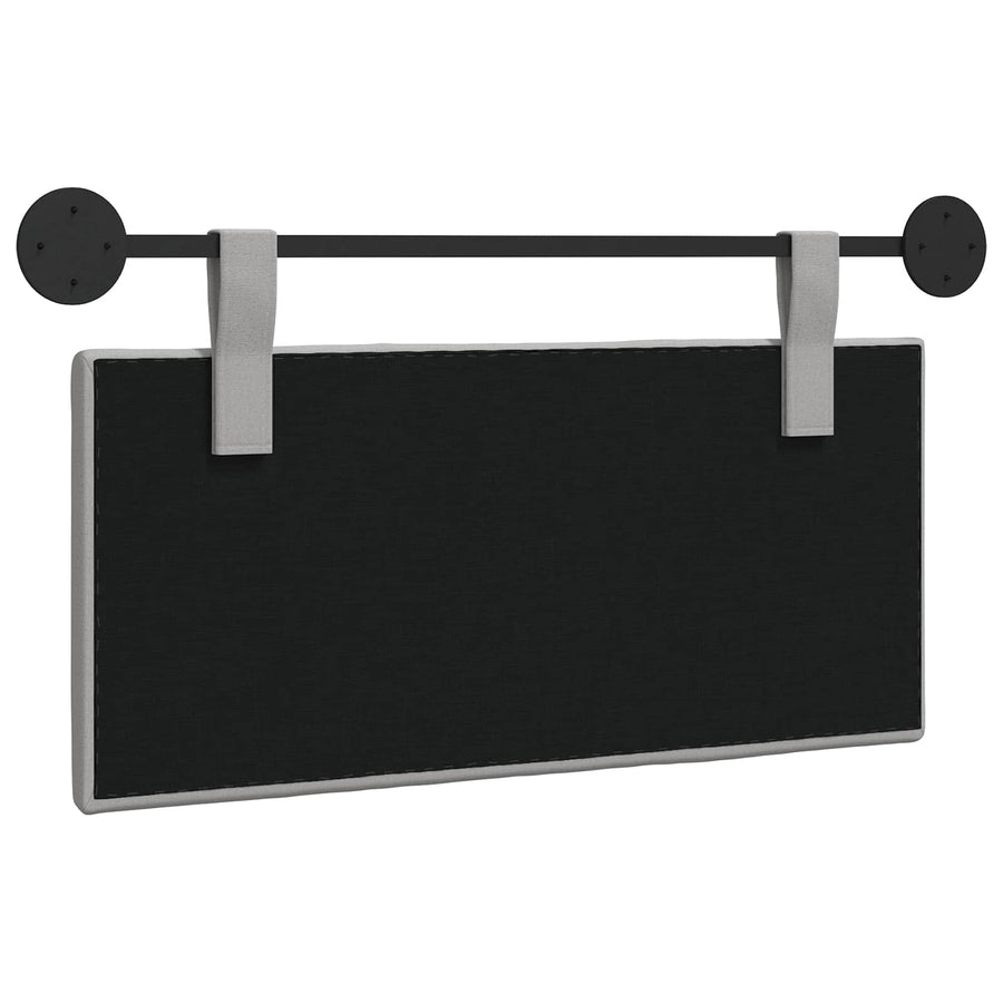 Hangend Hoofdeinde Gestreept Wolkengrijs 90 x 55 x 5 cm Stof