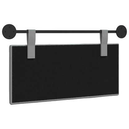 Hangend Hoofdeinde Gestreept Lichtgrijs 90 x 55 x 5 cm Stof