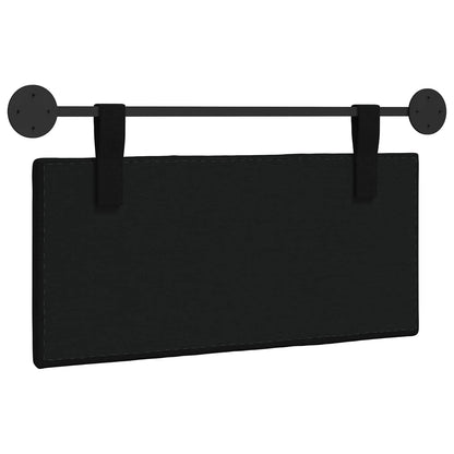 Hangend Hoofdeinde Wandgemonteerd Zwart 90 x 55 x 5 cm Stof