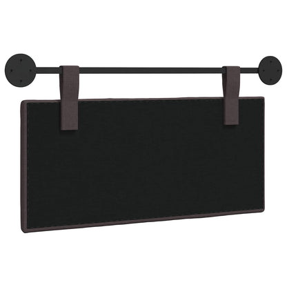 Hangend Hoofdeinde Gestreept Donkerbruin 90 x 55 x 5 cm Stof