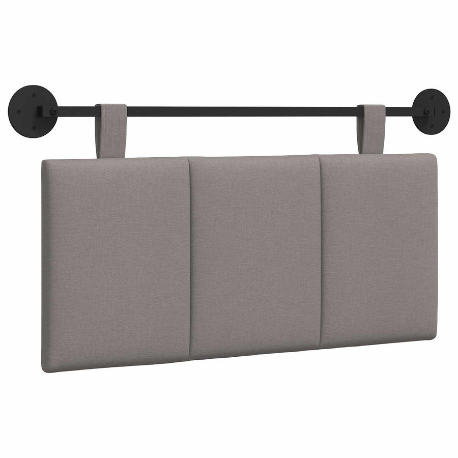 Hangend Hoofdeinde Wandgemonteerd Taupe 90 x 55 x 5 cm Stof