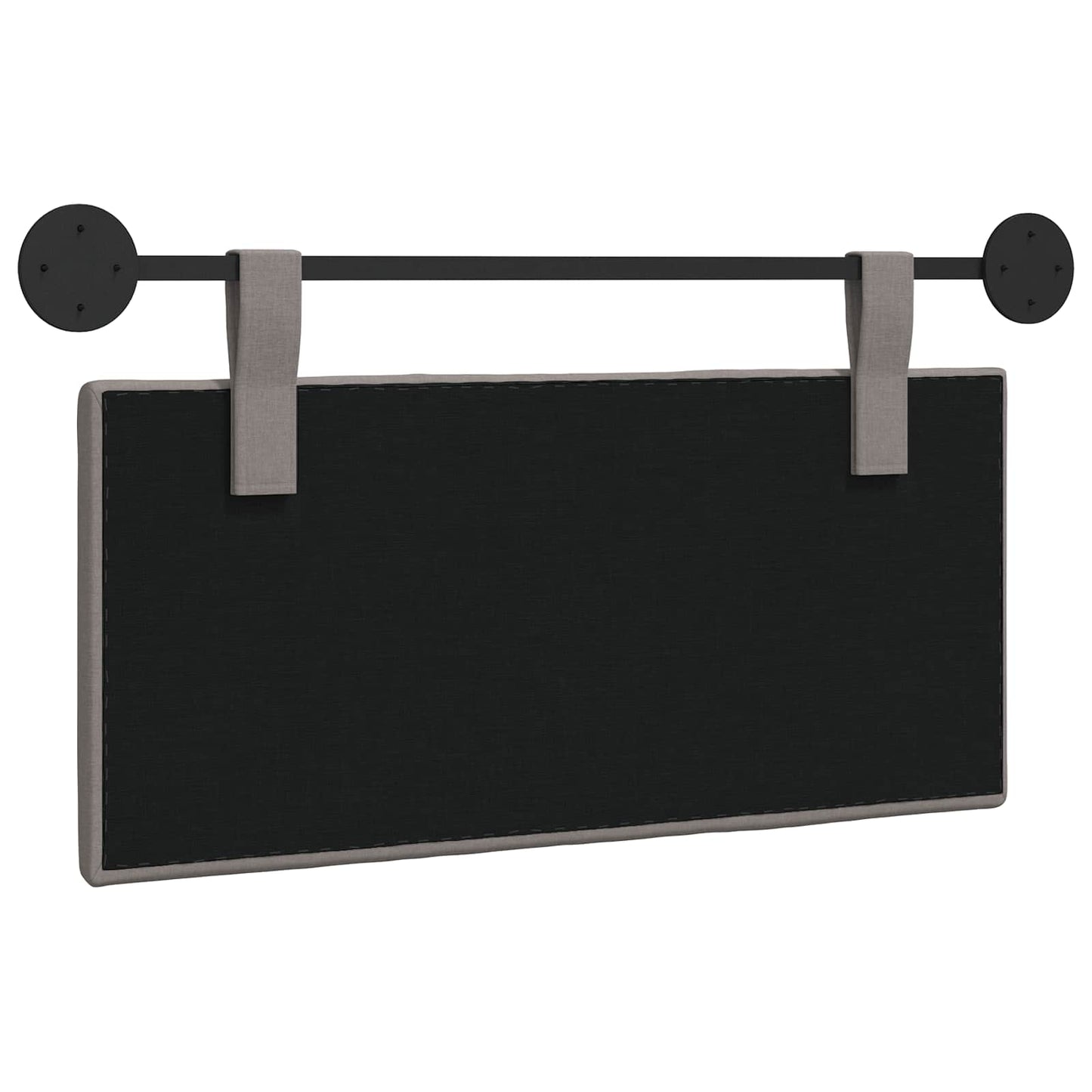 Hangend Hoofdeinde Wandgemonteerd Taupe 90 x 55 x 5 cm Stof