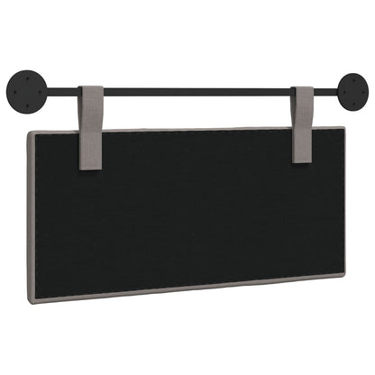 Hangend Hoofdeinde Wandgemonteerd Taupe 90 x 55 x 5 cm Stof