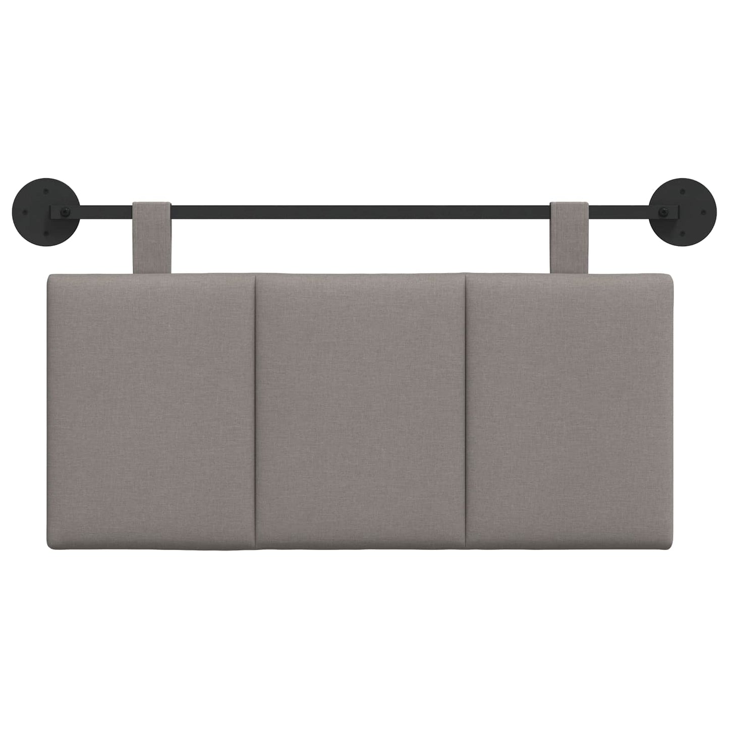 Hangend Hoofdeinde Wandgemonteerd Taupe 90 x 55 x 5 cm Stof