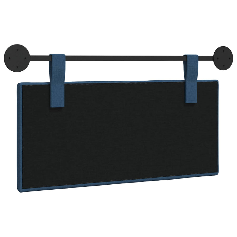 Hangend Hoofdeinde Wandgemonteerd Blauw 90 x 55 x 5 cm Stof