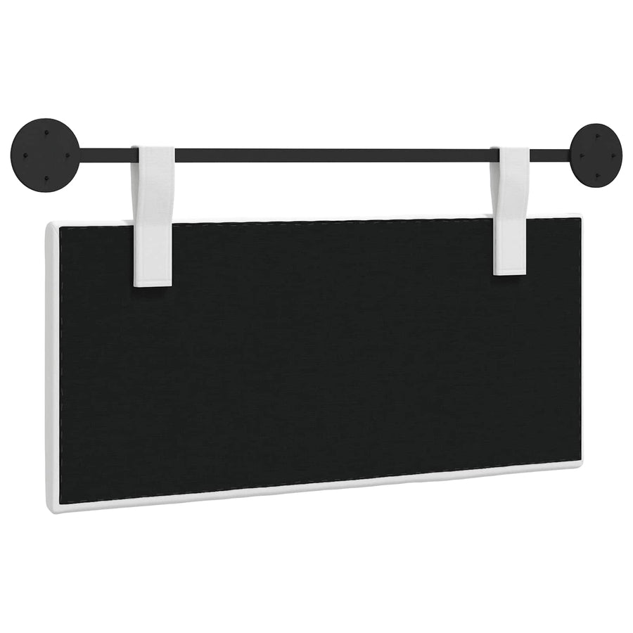 Hangend Hoofdeinde Wandgemonteerd Wit 90 x 55 x 5 cm Stof