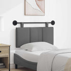 Hanging Headboard Striped Dark Grey 100 x 55 x 5 cm Fabric