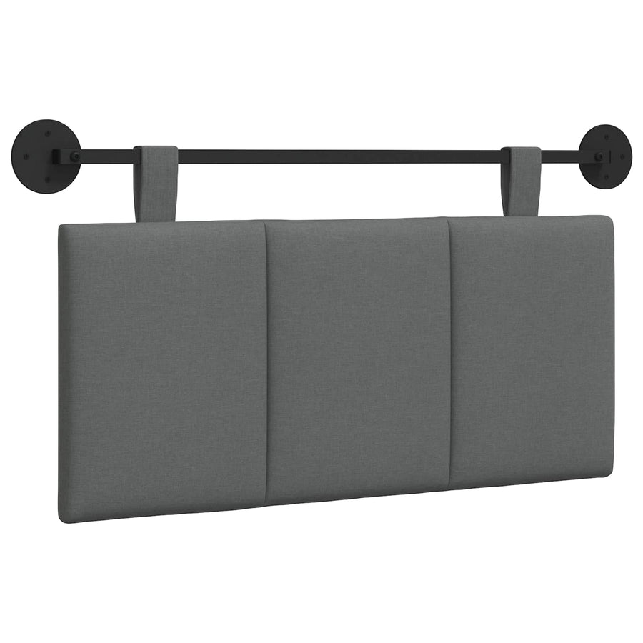 Hangend Hoofdeinde Gestreept Donkergrijs 100 x 55 x 5 cm Stof