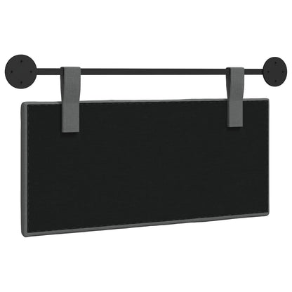 Hangend Hoofdeinde Gestreept Donkergrijs 100 x 55 x 5 cm Stof