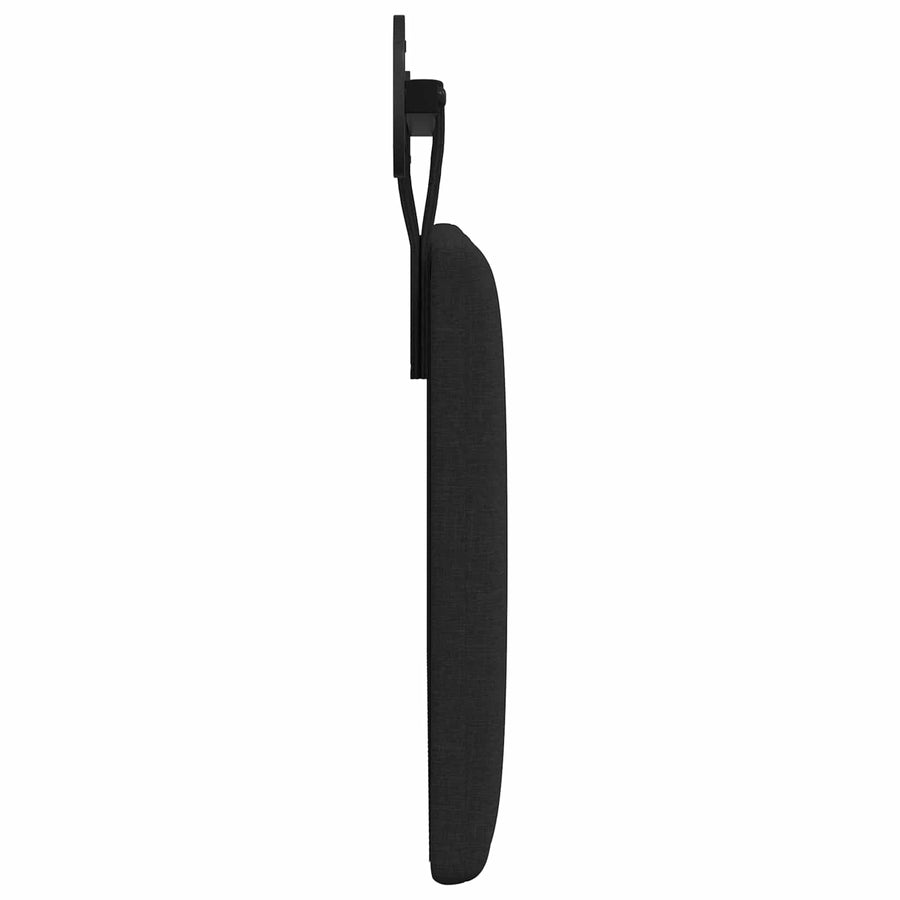 Hangend Hoofdeinde Wandgemonteerd Zwart 100 x 55 x 5 cm Stof