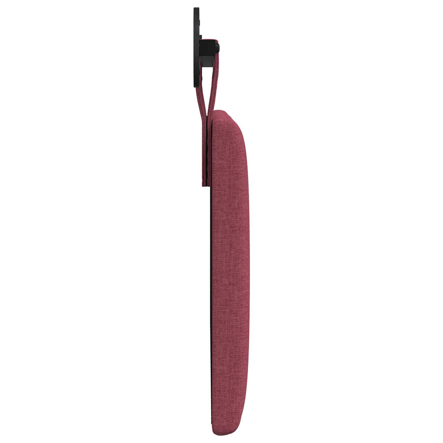 Hangend Hoofdeinde Wandgemonteerd Wijnrood 100 x 55 x 5 cm Stof
