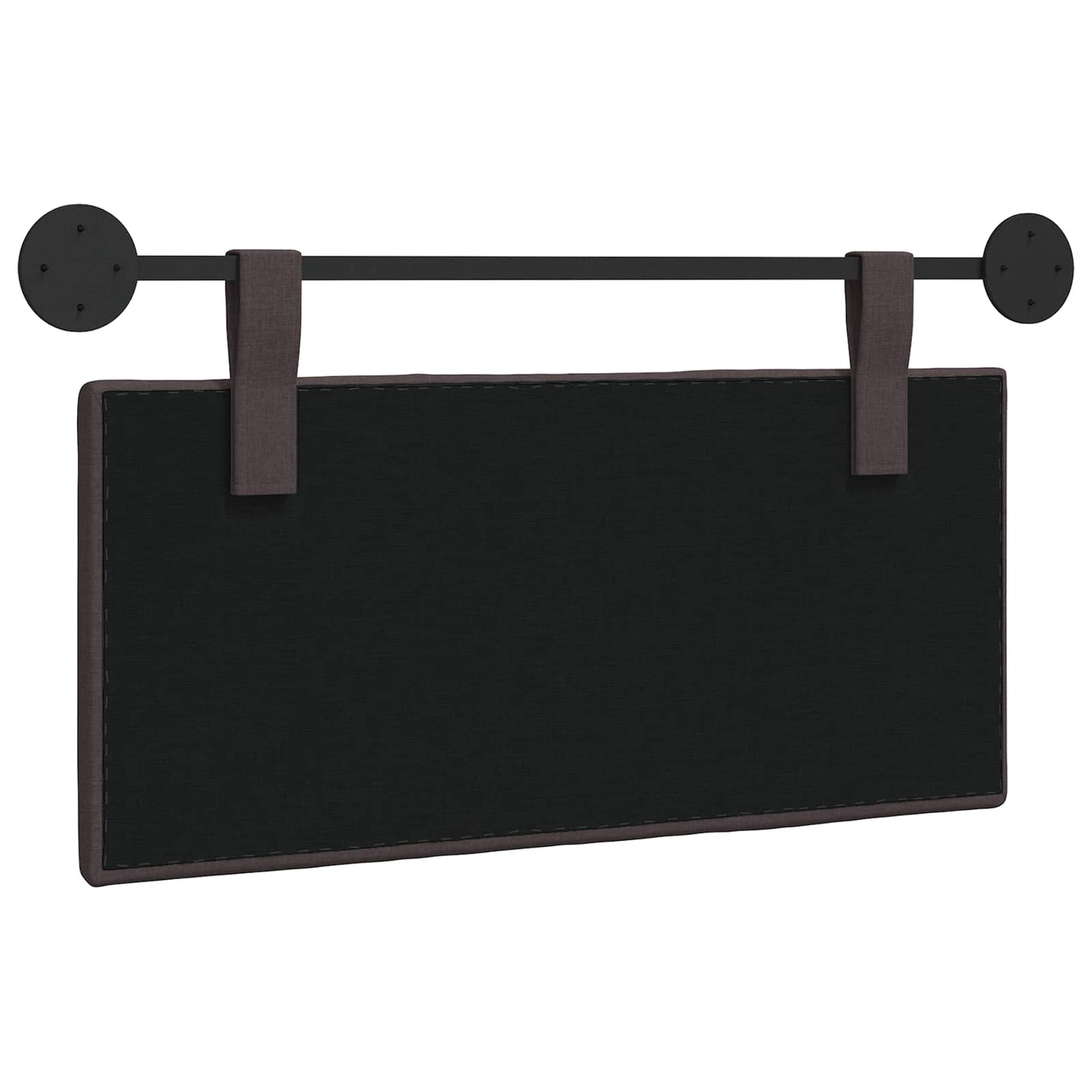 Hangend Hoofdeinde Gestreept Donkerbruin 100 x 55 x 5 cm Stof