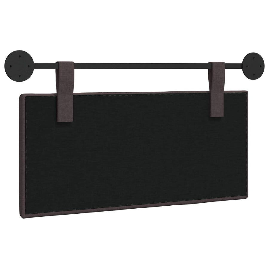 Hangend Hoofdeinde Gestreept Donkerbruin 100 x 55 x 5 cm Stof