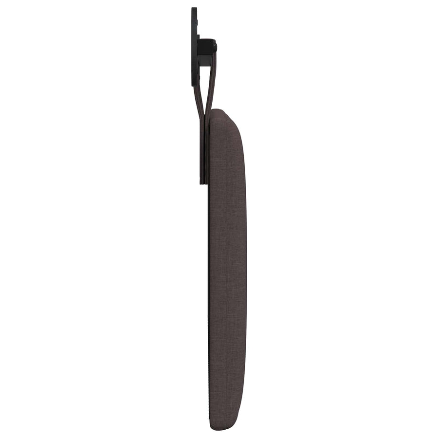 Hangend Hoofdeinde Gestreept Donkerbruin 100 x 55 x 5 cm Stof